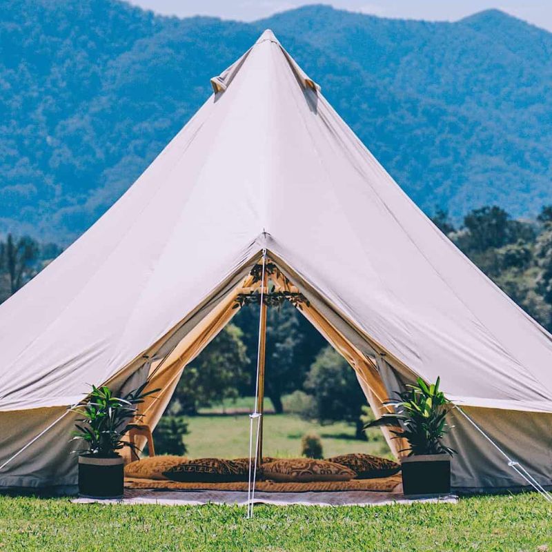Outdoor Tent 6m Canvas Bell Tent (Double Door)